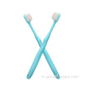 Brosse à dents pour chiens de compagnie de brossage doux en gros brossage doux pour animaux